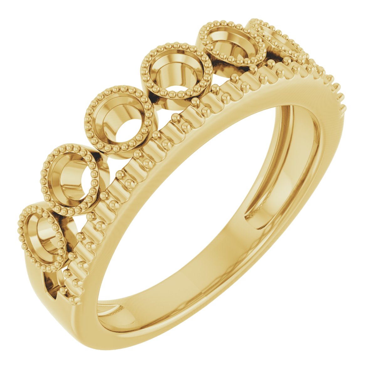 14K Yellow 1 CTW Diamond Ring  