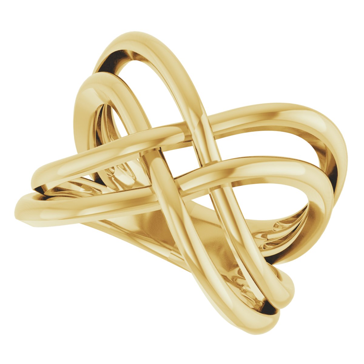 14K Yellow Freeform Ring