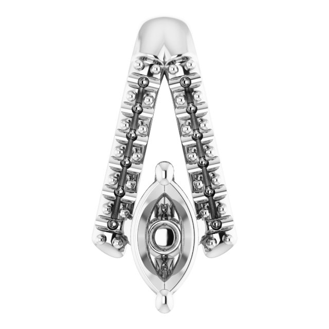 14k White Gold