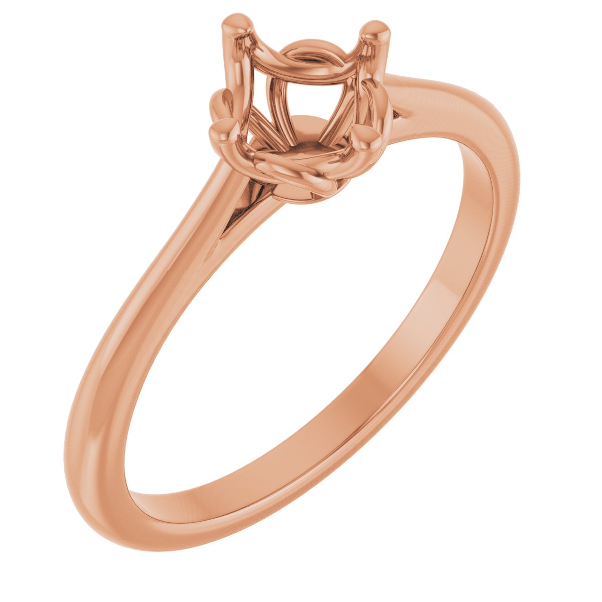 Solitaire Engagement Ring or Band