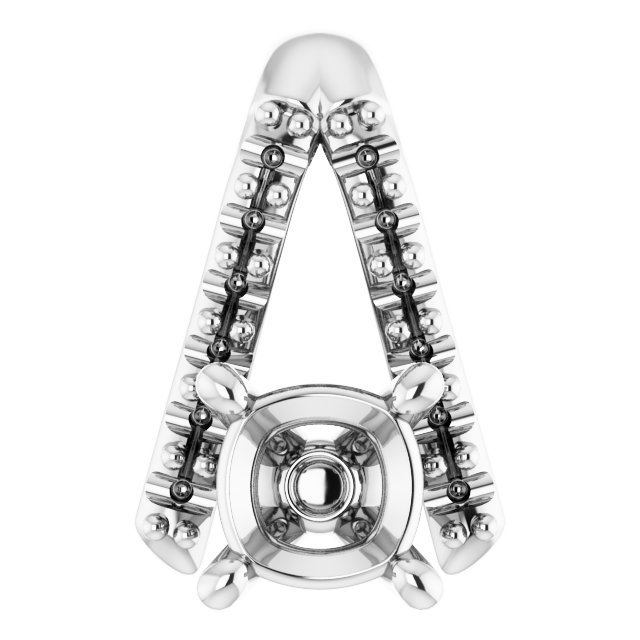 12x8 mm Pear Pendant Mounting