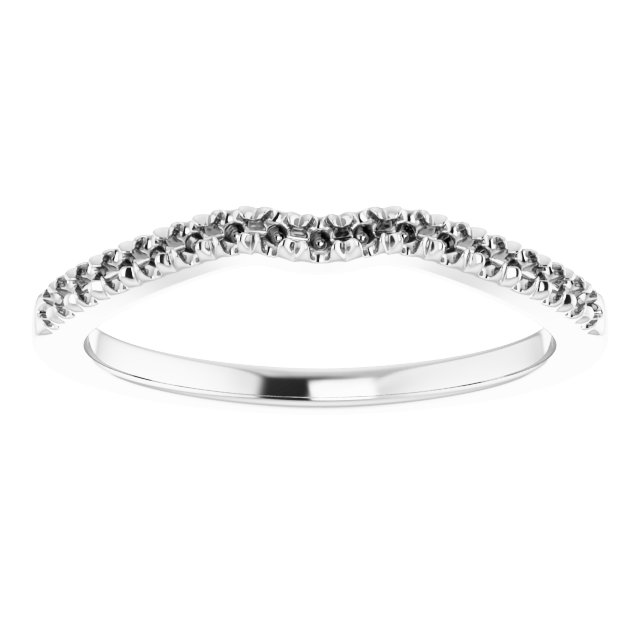 Band Mounting for 7x7 mm Heart Ring view 3