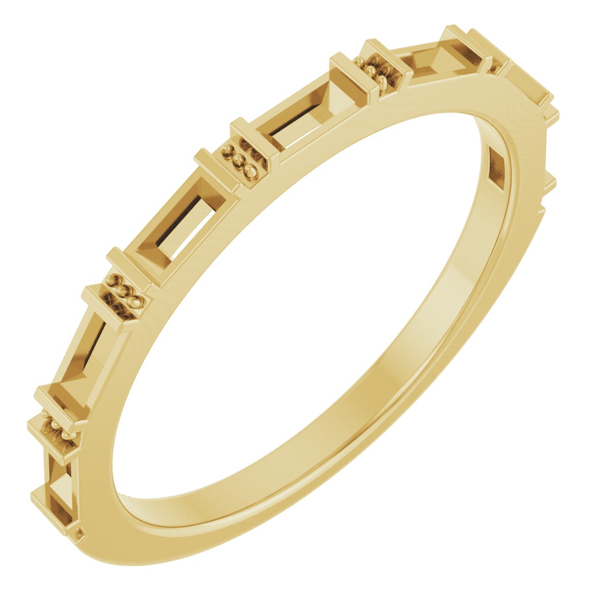 14K Yellow 3/8 CTW Lab-Grown Diamond Anniversary Band