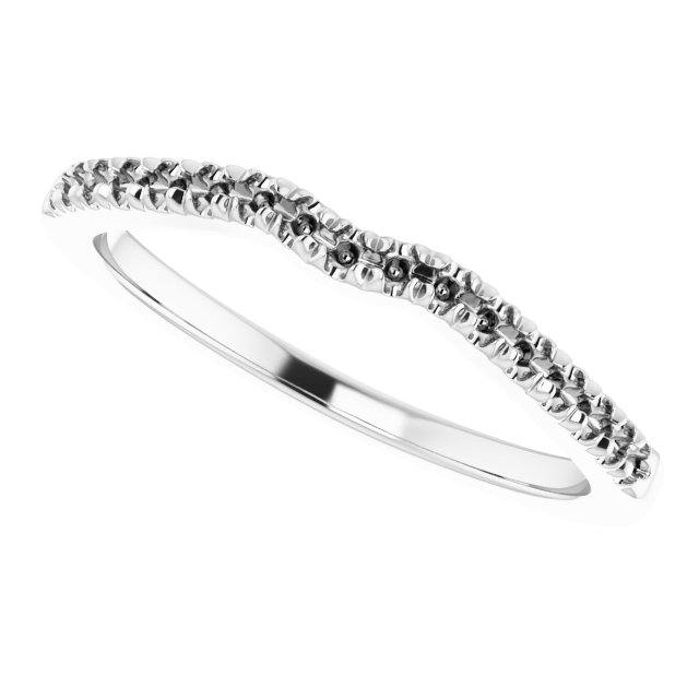 Band Mounting for 7x7 mm Heart Ring view 5