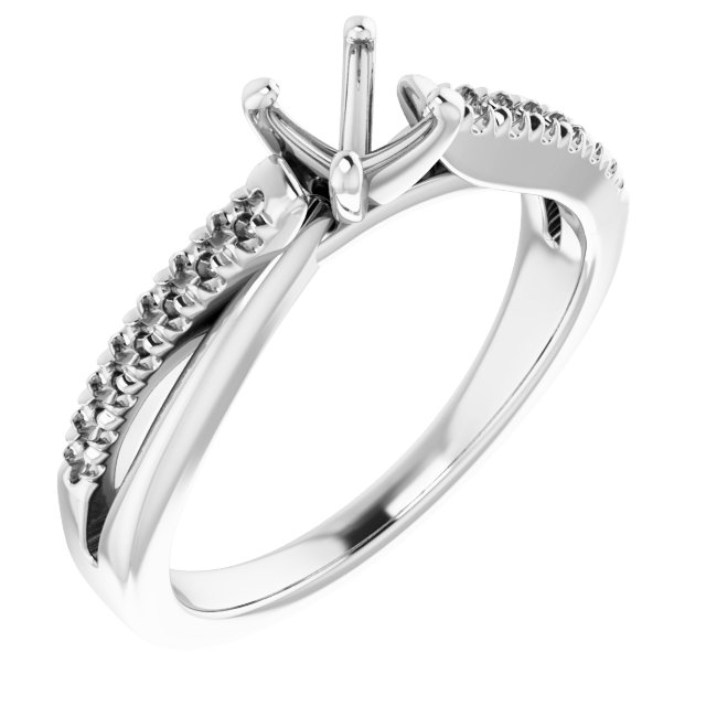 Accented Engagement Ring