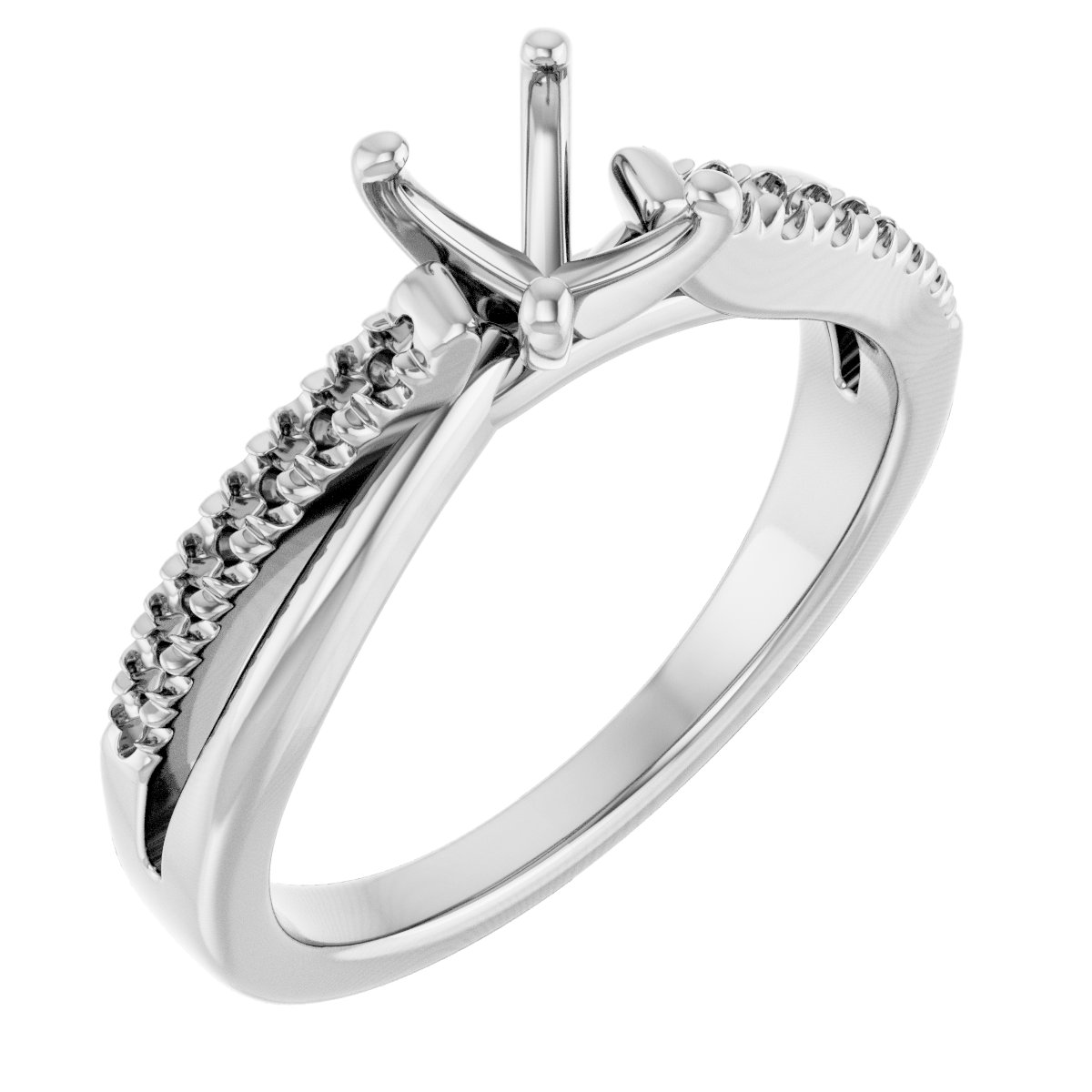 Accented Engagement Ring