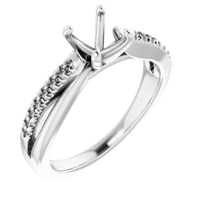 Accented Engagement Ring