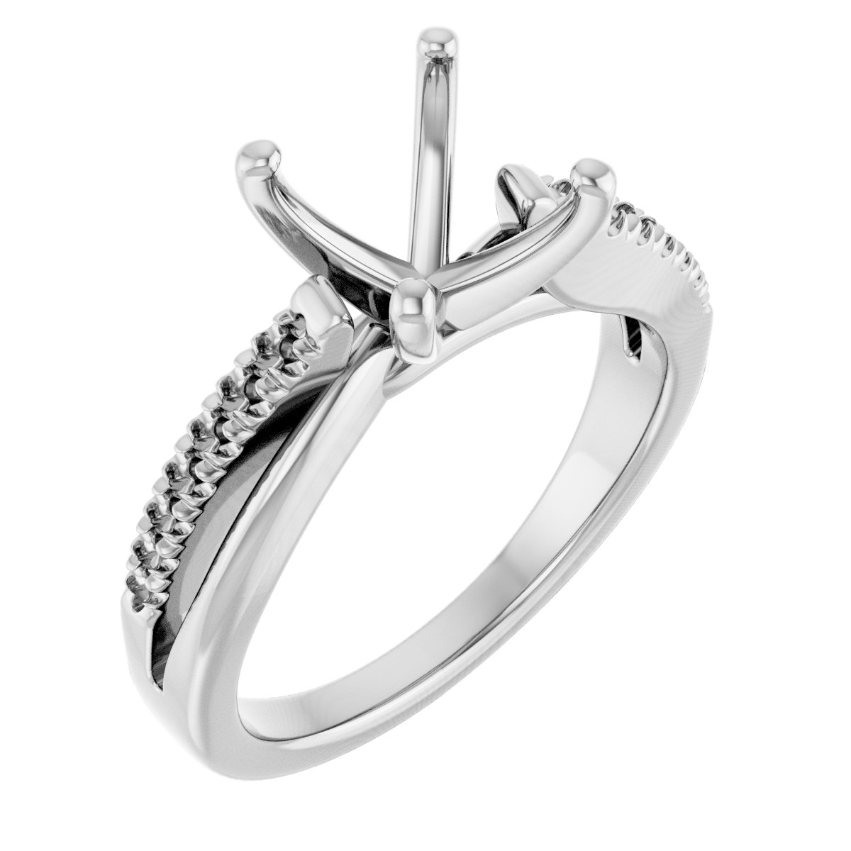Accented Engagement Ring