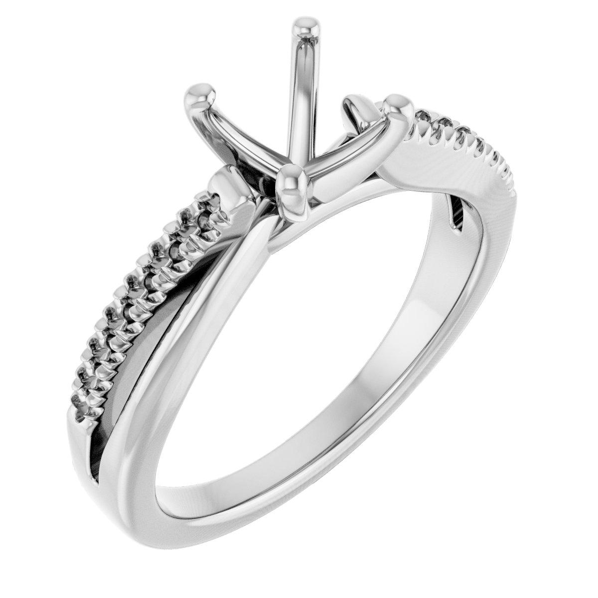 Accented Engagement Ring