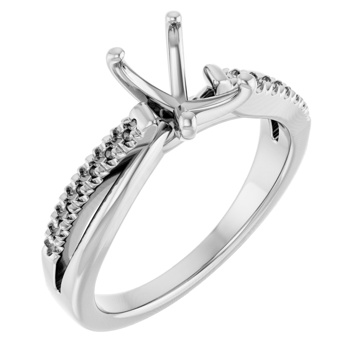 Accented Engagement Ring