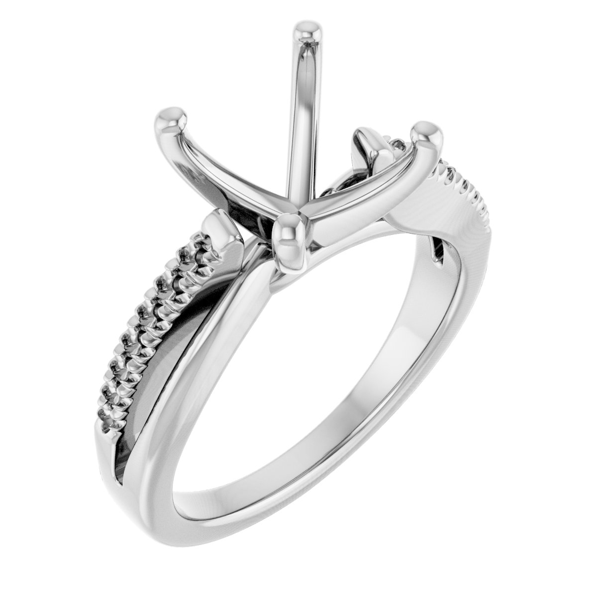 Accented Engagement Ring