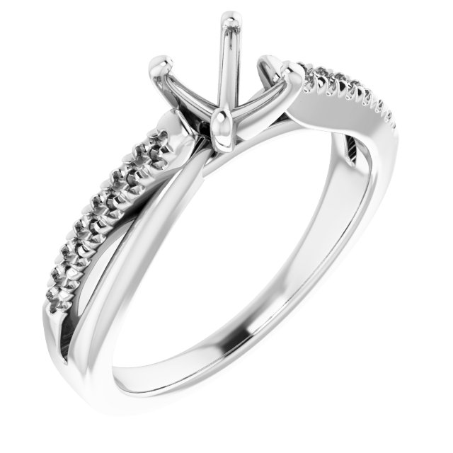 Accented Engagement Ring