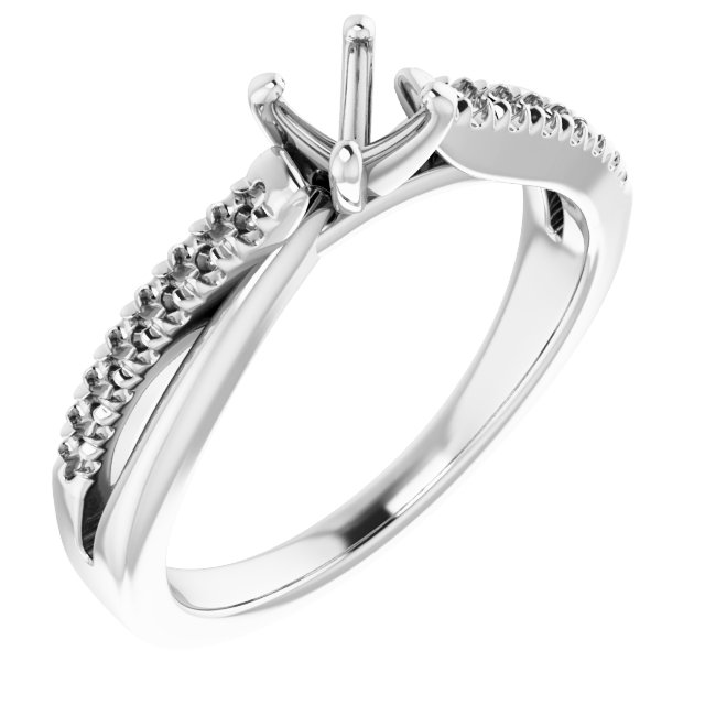 Accented Engagement Ring