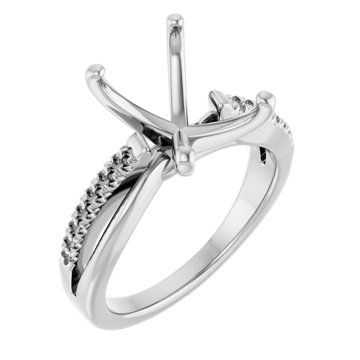 Accented Engagement Ring