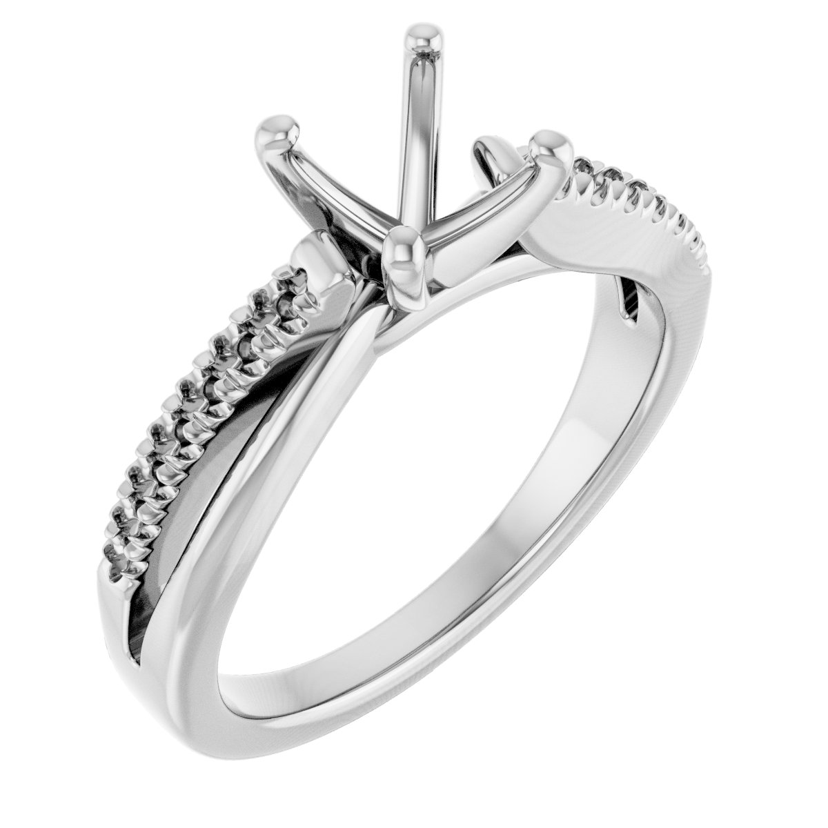 Accented Engagement Ring