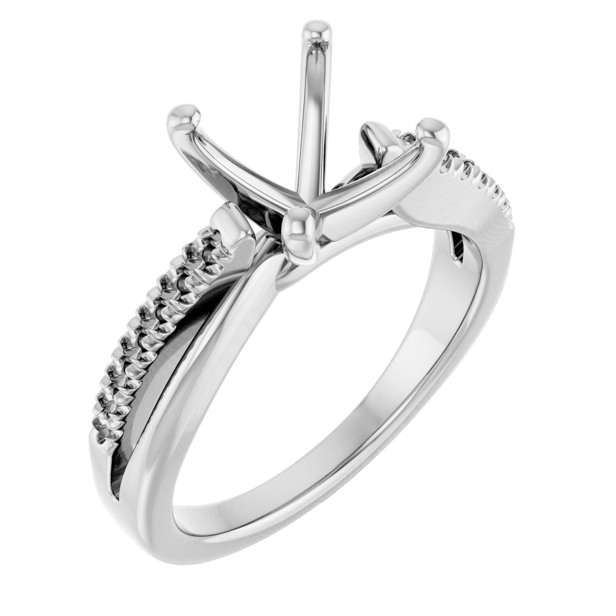 Accented Engagement Ring