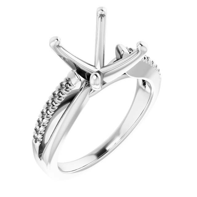 Accented Engagement Ring