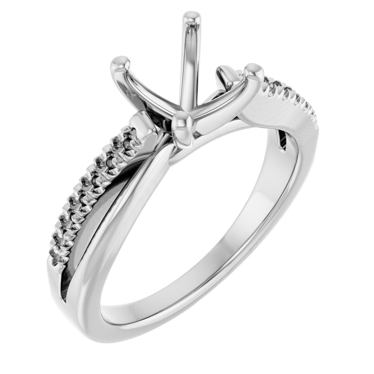 Accented Engagement Ring