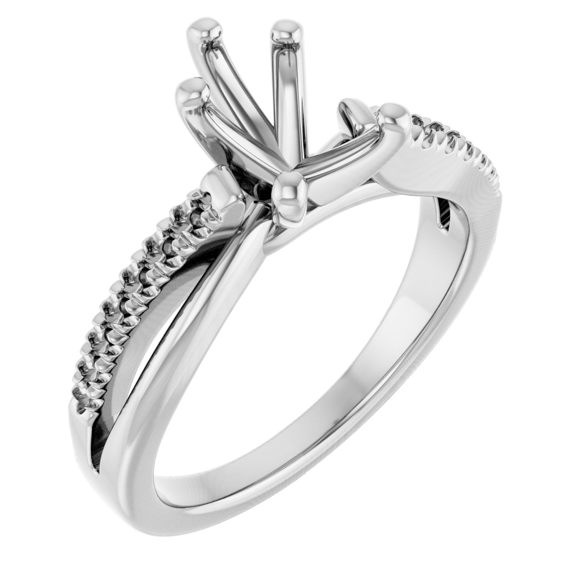 Accented Engagement Ring