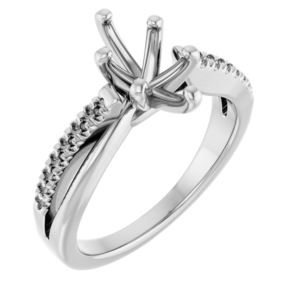 Accented Engagement Ring