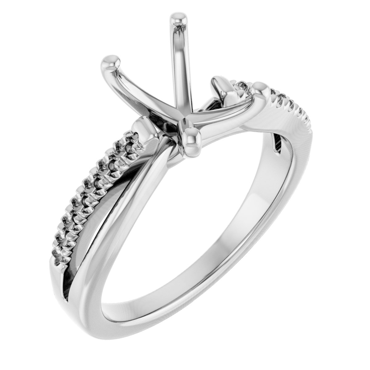 Accented Engagement Ring