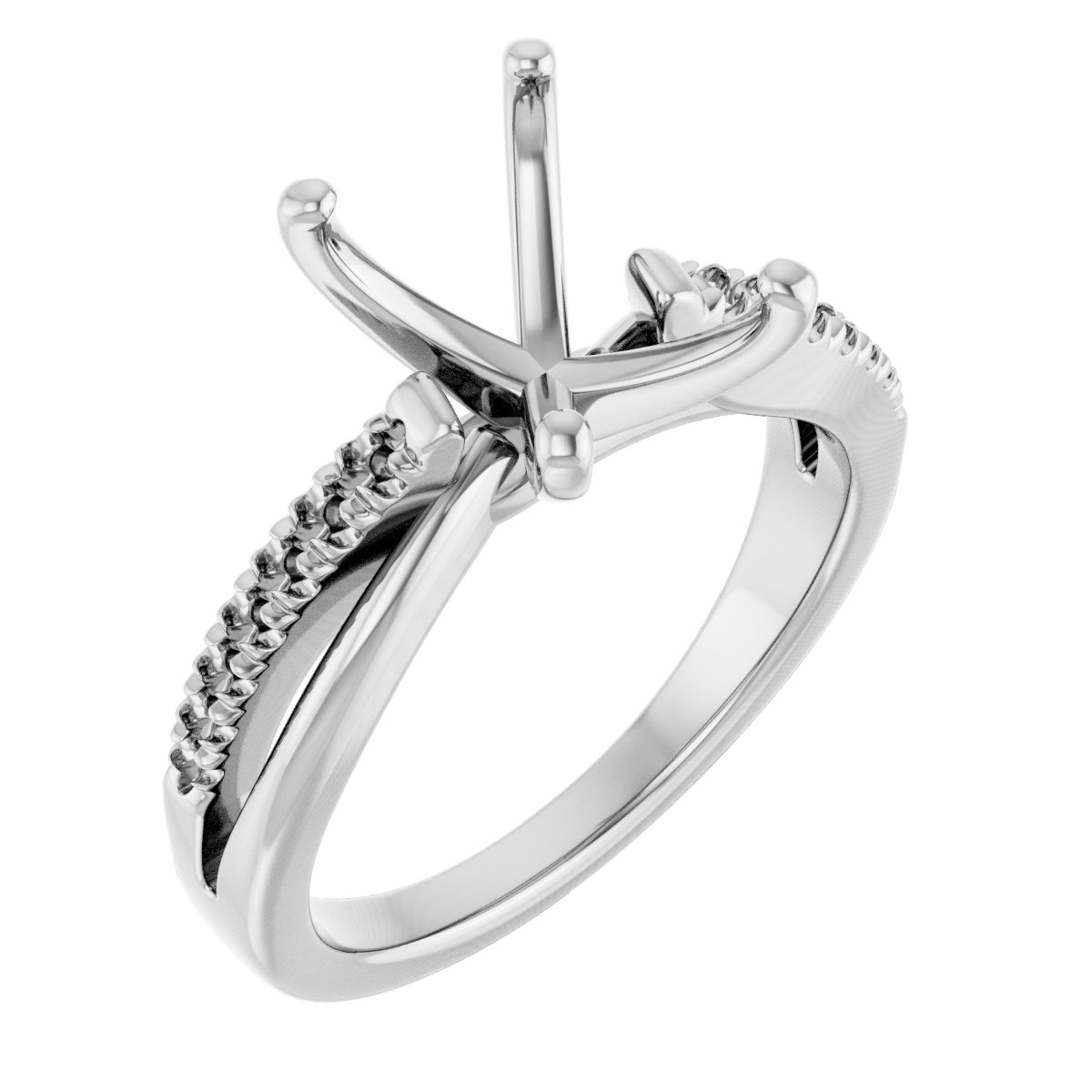 Accented Engagement Ring