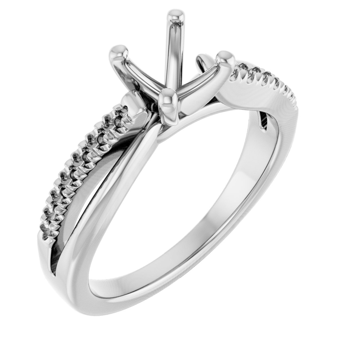 Accented Engagement Ring
