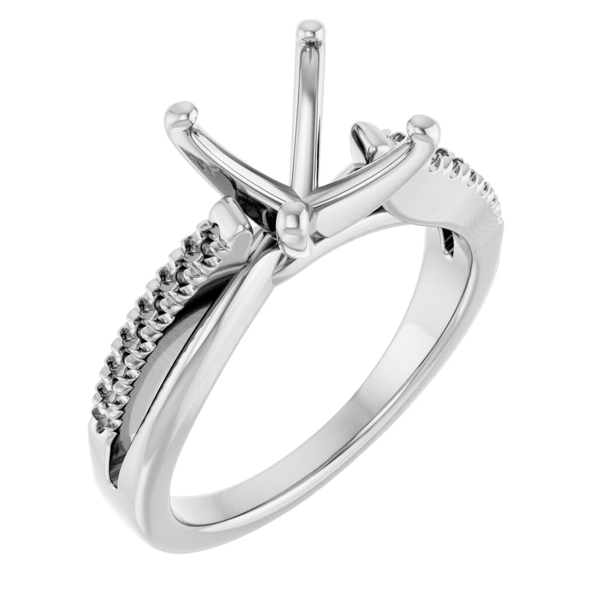 Accented Engagement Ring