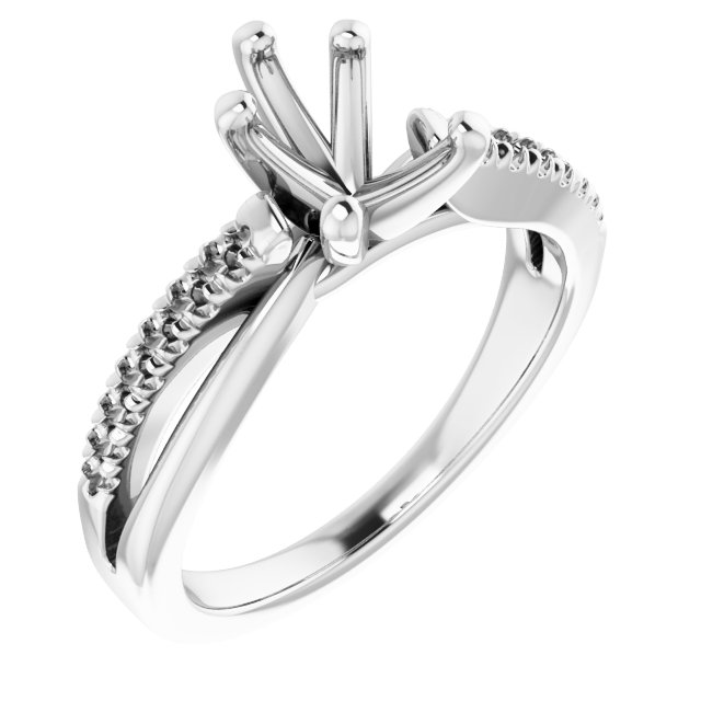 Accented Engagement Ring