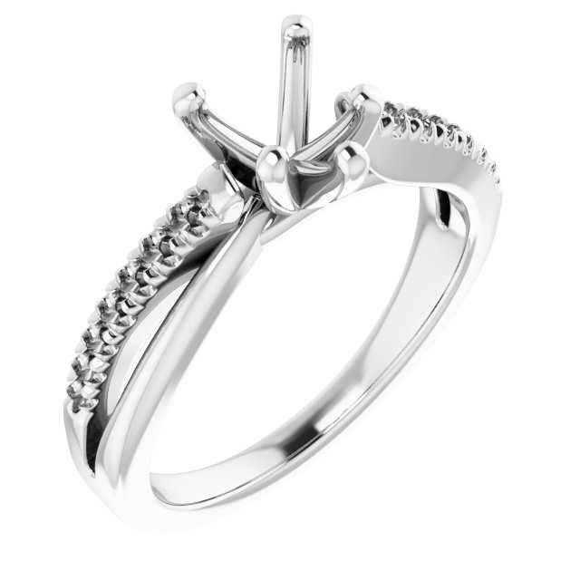 Accented Engagement Ring