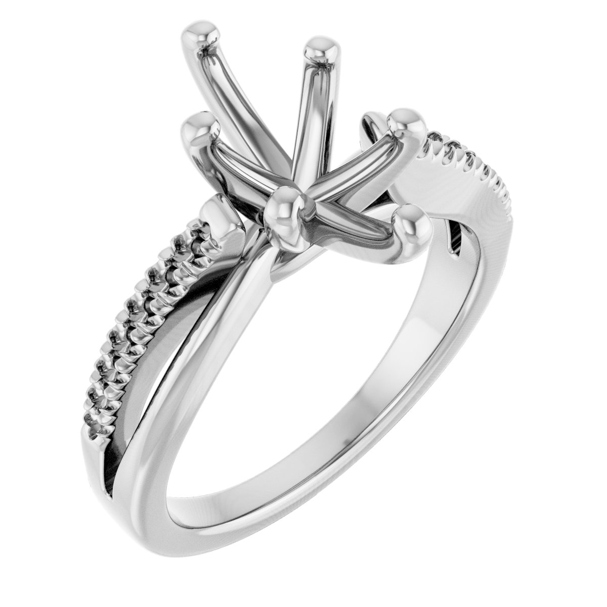 Accented Engagement Ring