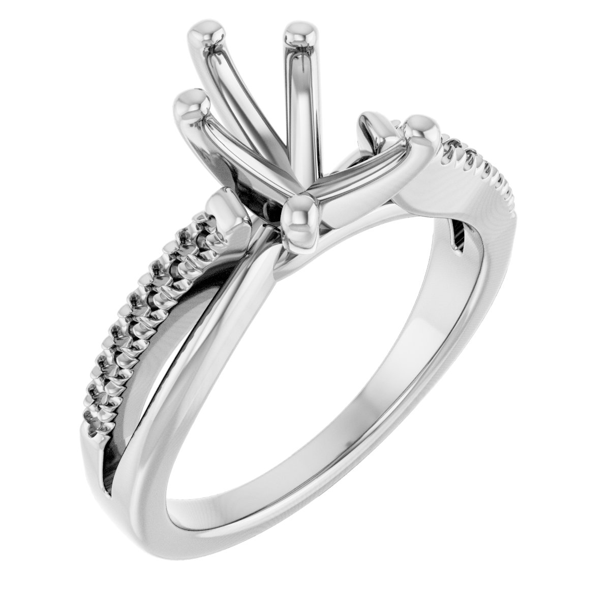Accented Engagement Ring