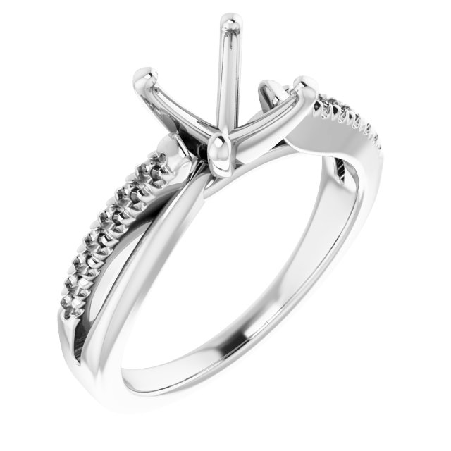 Accented Engagement Ring