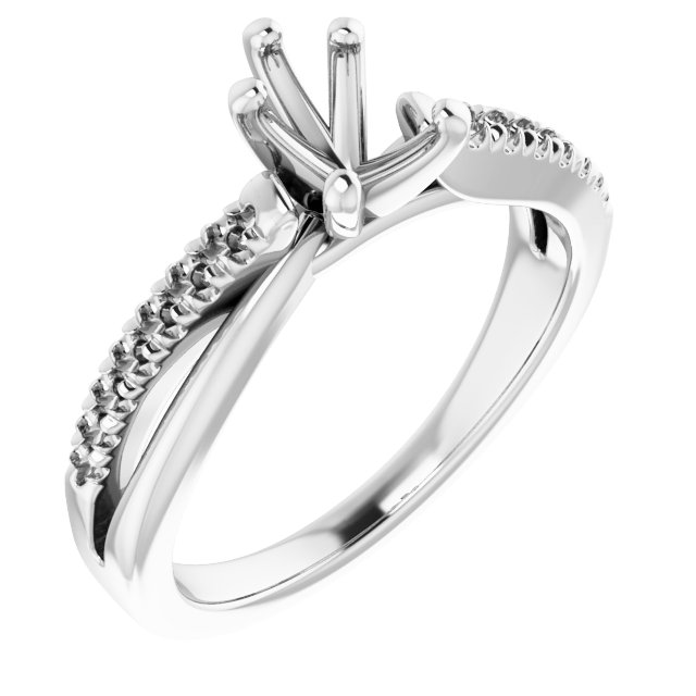 Accented Engagement Ring