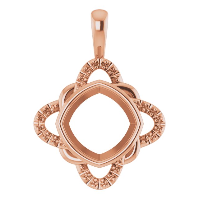 Cushion Pendant · 9mm