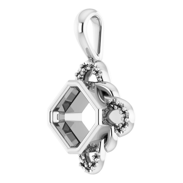 12x6 mm Marquise Pendant Mounting view 2