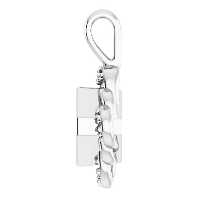 12x6 mm Marquise Pendant Mounting view 3