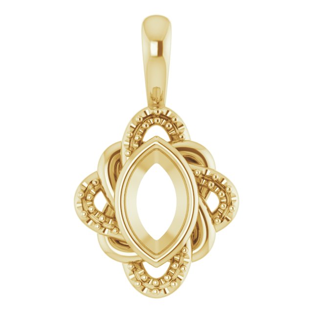 14k Yellow Gold