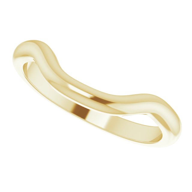 14K Yellow Gold Matching Band