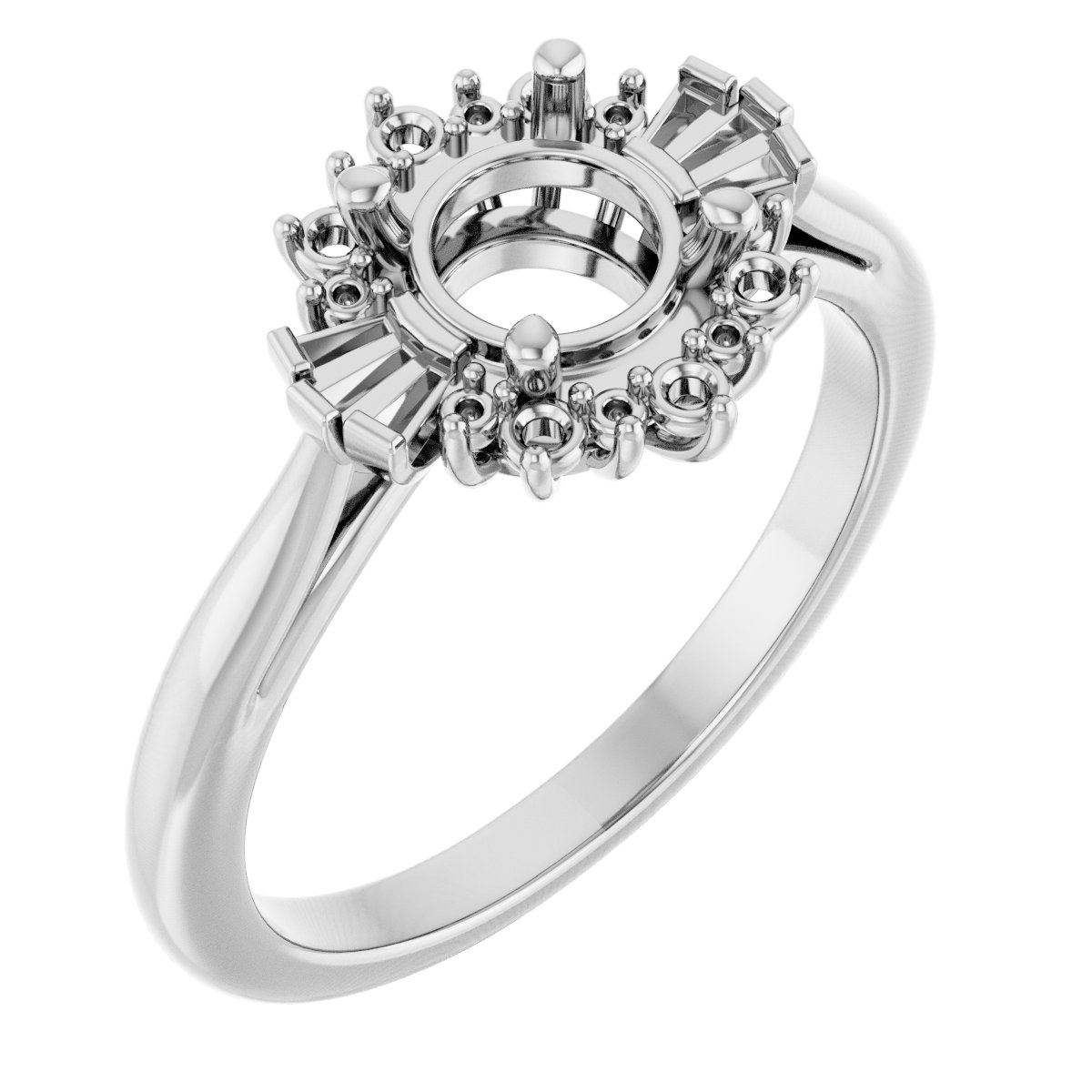 Halo-Style Engagement Ring or Band