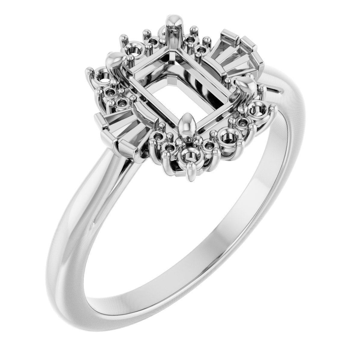 Halo-Style Engagement Ring or Band