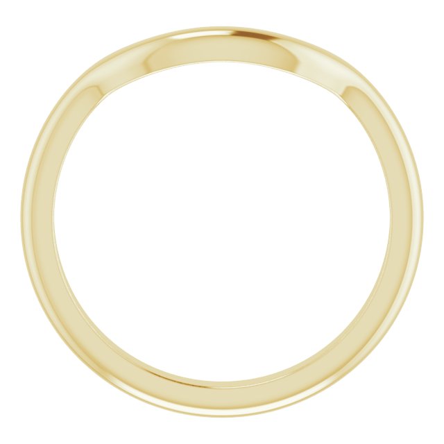 14K Yellow Gold Matching Band