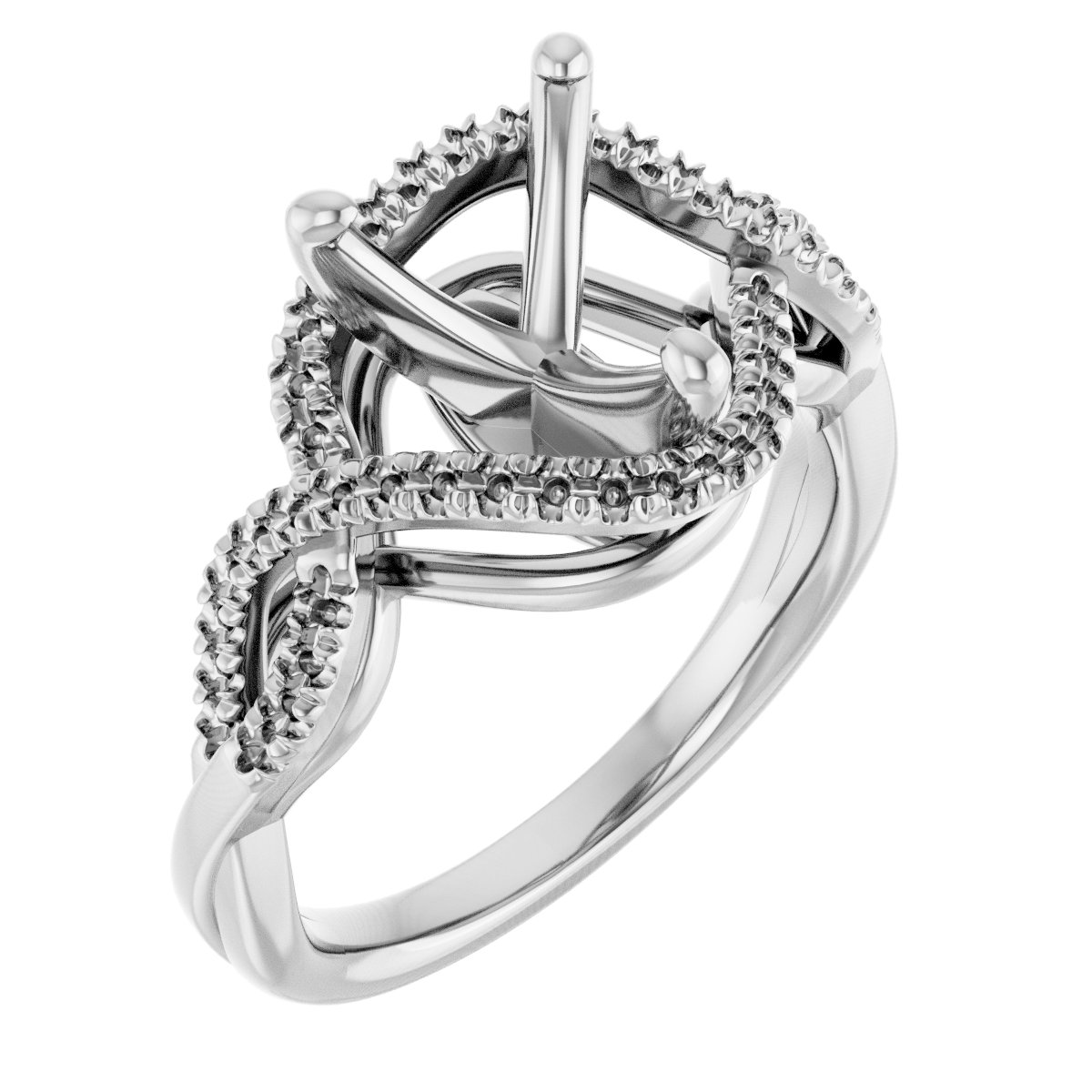 Accented Engagement Ring