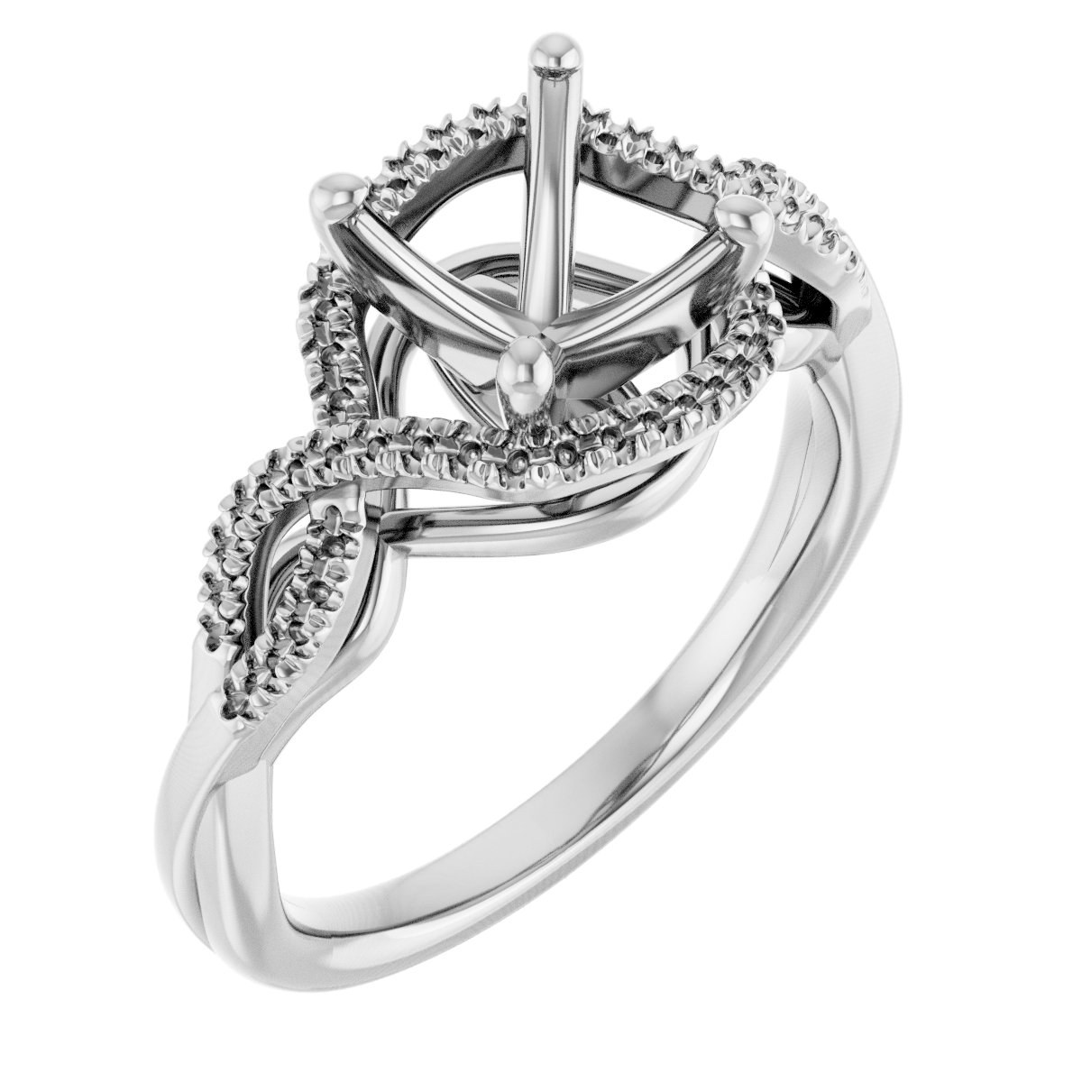 Accented Engagement Ring