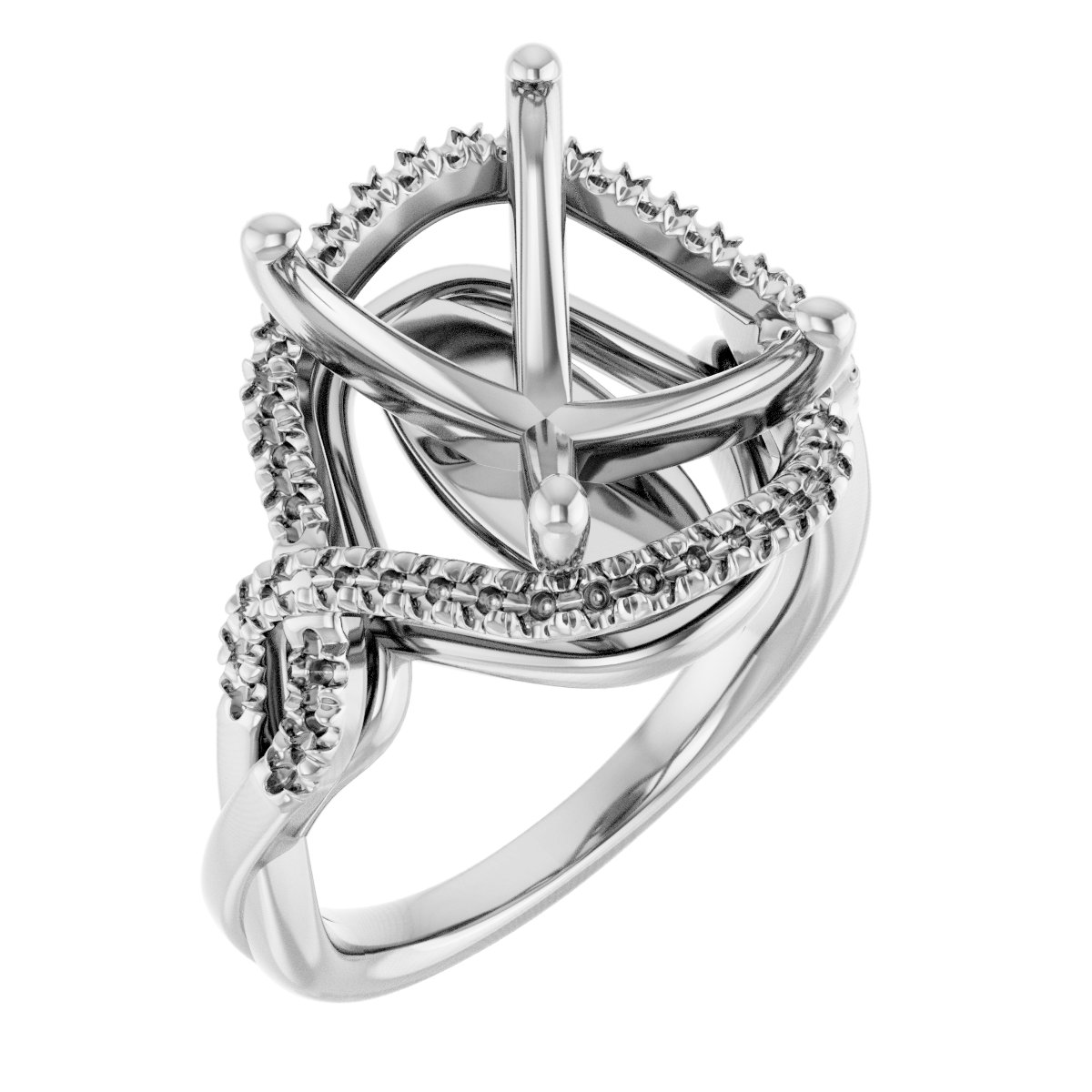 Accented Engagement Ring
