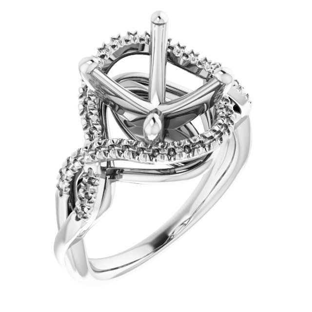 Accented Engagement Ring