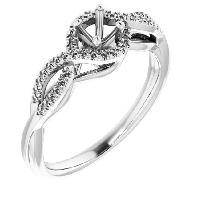 Accented Engagement Ring