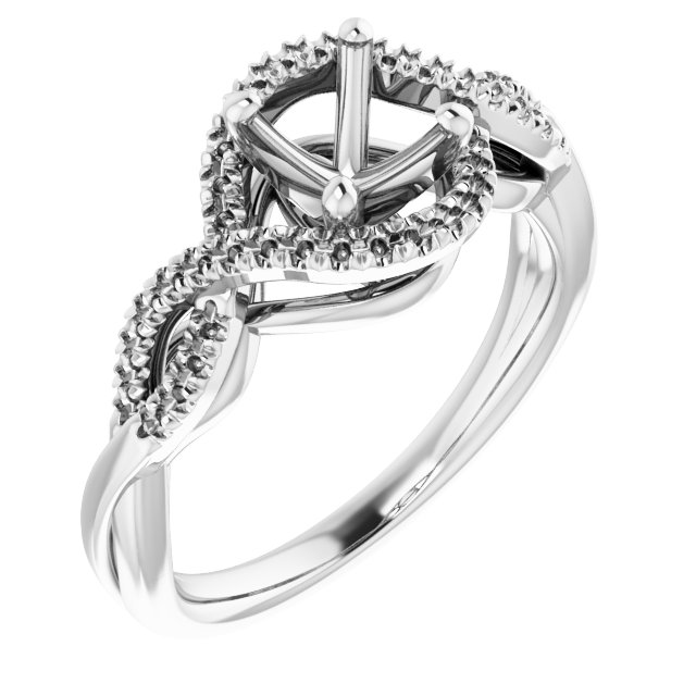 Accented Engagement Ring