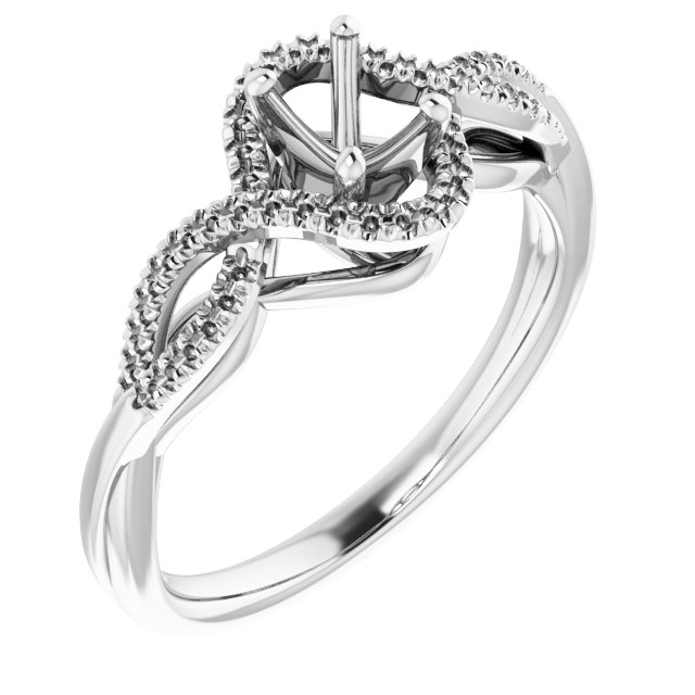 Accented Engagement Ring