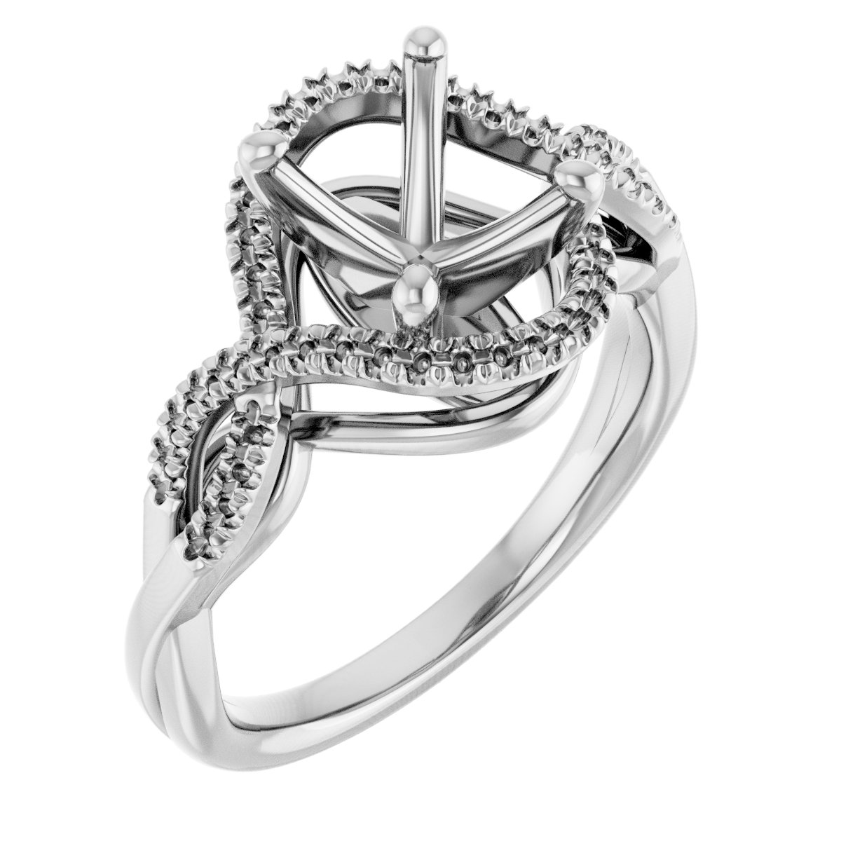 Accented Engagement Ring